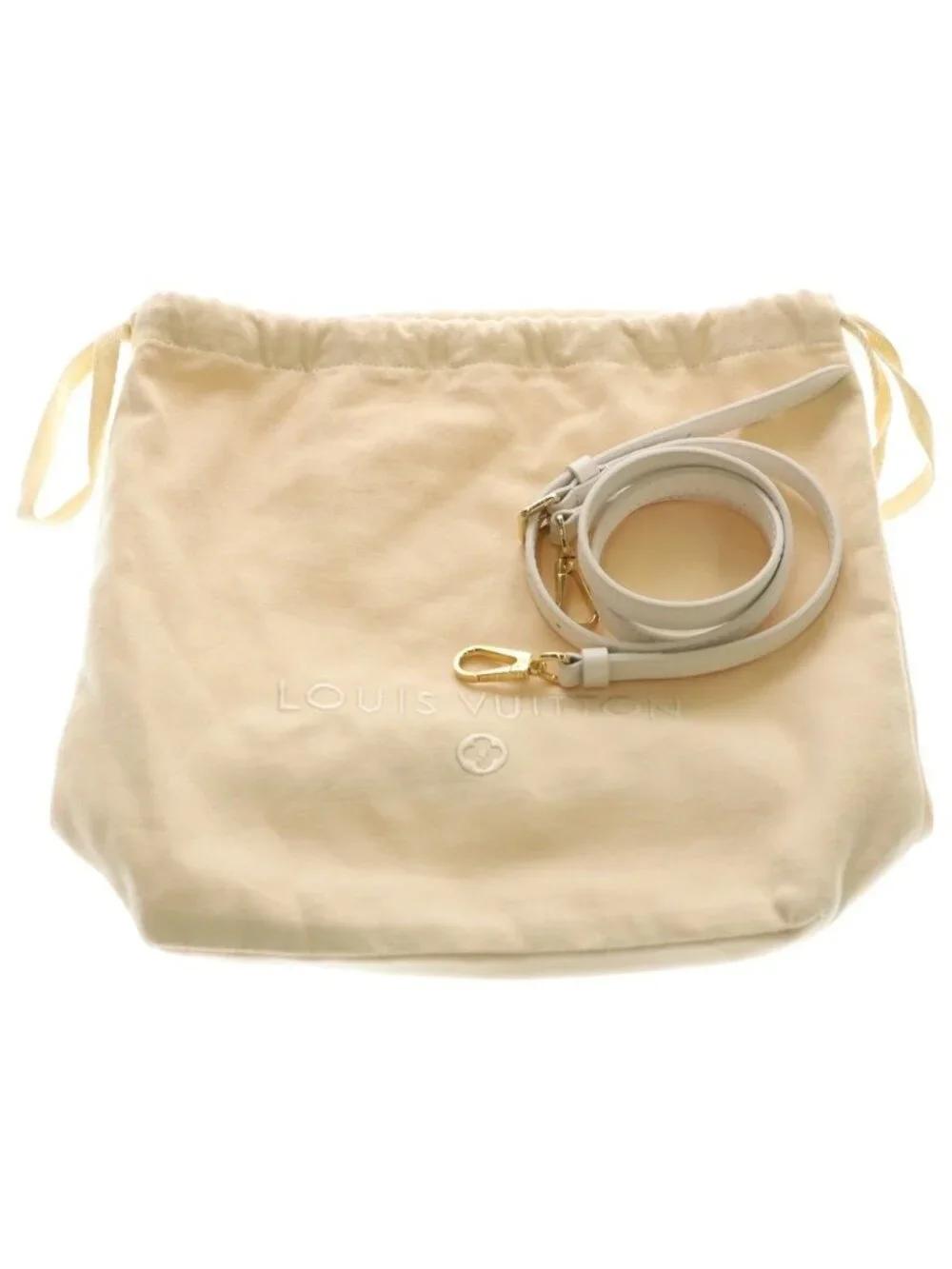 Louis Vuitton Capucines Mini Shoulder Bag Rattan Cowhide Leather Snow White